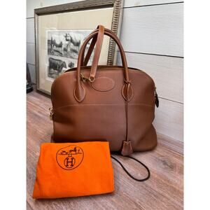 Vintage Hermès Bolide 35 - Camel (1993)